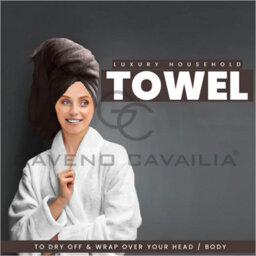 Gc Gaveno Cavailia Hampton Royal 12 Pack Face Towel 30X30 Walnut Egyptian Cotton Premier Super Absorbent Towel - thumbnail 5