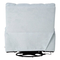 Living And Home Swivel Rocker Recliner Chair With Power Recline & Charging Port - thumbnail 4