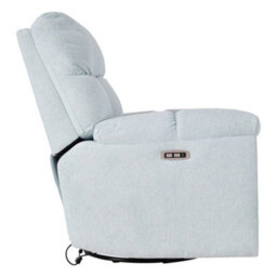 Living And Home Swivel Rocker Recliner Chair With Power Recline & Charging Port - thumbnail 5