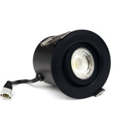 Squid Ink Blue 6W Led Downlight - 3K Warm White - Dimmable & Tilt Ip44 - Se Home