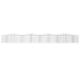 Berkfield Arched Gabion Raised Bed 600X100X50 Cm Galvanised Iron - thumbnail 3