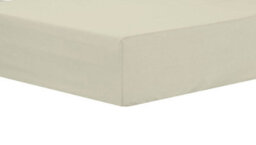 Basics Fitted Sheet In Cream - King