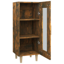 Vidaxl Sideboard Smoked Oak 34.5X34X90 Cm Engineered Wood - thumbnail 8