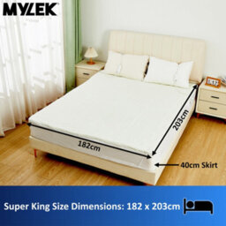Mylek Electric Blanket Super King Size Bed Premium Fleece Underblanket Dual Control With Elasticated Skirt - thumbnail 9
