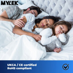 Mylek Electric Blanket Super King Size Bed Premium Fleece Underblanket Dual Control With Elasticated Skirt - thumbnail 5