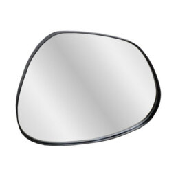 Agenzia 14 Modern Small Black Pebble Metal Wall Mirror 28 X 36Cm - thumbnail 5