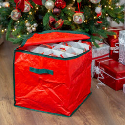 The Christmas Workshop Bauble And Decoration Storage Bag - Huge Capacity - Holds 64 Baubles - Keep Safe And Protects From Damage - thumbnail 6