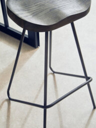 Orsina Metal Frame Bar Stool, Sleek And Sturdy Kitchen Stool With Footrest, Contemporary Stool For Bar Counter - thumbnail 8