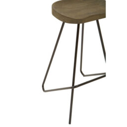 Orsina Metal Frame Bar Stool, Sleek And Sturdy Kitchen Stool With Footrest, Contemporary Stool For Bar Counter - thumbnail 6