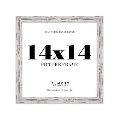 "19X19"" Turquoise Picture Frame - 19X19"" Square Frame With 16X16"" Mount For 19X19""/16X16"" Pictures Vintage Style Thin Edge, 1 Pack" - image 1