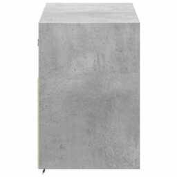 Berkfield Durable Tv Wall Cabinet With Led Lights Concrete Grey 100X31X45 Cm - thumbnail 7