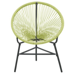 Berkfield Garden Acapulco Chair Poly Rattan Green - thumbnail 3