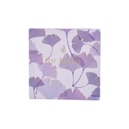 Living And Home 200 Pocket Photo Album Purple Ginkgo Leaf Hardcover Pp Pocket Family Memory Storage Book - thumbnail 4