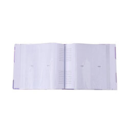 Living And Home 200 Pocket Photo Album Purple Ginkgo Leaf Hardcover Pp Pocket Family Memory Storage Book - thumbnail 5