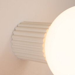 Sollux Lighting Halo Aluminum/glass Beige 1 Lights Modern Wall Light - thumbnail 3