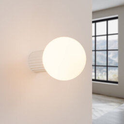 Sollux Lighting Halo Aluminum/glass Beige 1 Lights Modern Wall Light - thumbnail 2