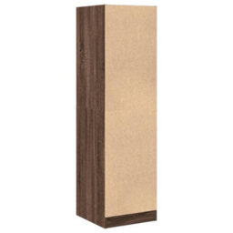 Walplus Apothecary Cabinet Brown Oak 40X41X144.5 Cm Engineered Wood - thumbnail 7