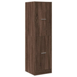 Walplus Apothecary Cabinet Brown Oak 40X41X144.5 Cm Engineered Wood - thumbnail 3
