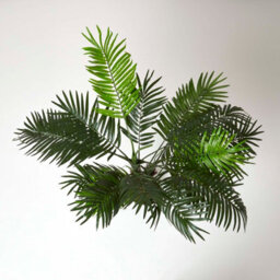 Homescapes Artificial Palm Tree Plant With Pot 120 Cm Handcrafted Green Indoor Decorative Faux House Plant - thumbnail 2