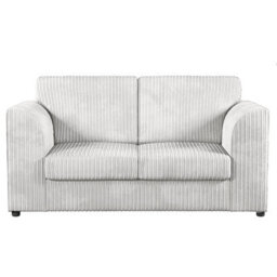 Furnishings For Less UK Luxor Jumbo Cord 3 + 2 + 1 Fabric 3 Piece Sofa Suite - Fullback Silver - thumbnail 3