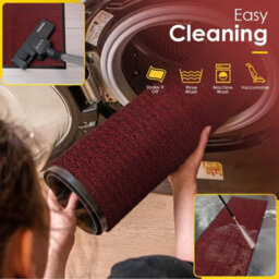 Barrier Mat 40 X 60 Cm Red Anti-Slip Waterproof Door Mat - thumbnail 8