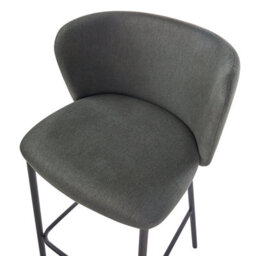 Beliani Set Of 2 Bar Chairs Mina Dark Green - thumbnail 7