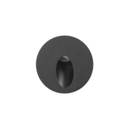 Luminosa Lighting Luminosa Icon Round Led Outdoor Recessed Wall Lamp Black, Warm-White 3000K, Ip65 - thumbnail 2