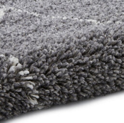 Grey Rug, Chequered Kilim Modern Rug, 6mm Thickness Shaggy Moroccan Rug, Grey Rug For Bedroom, Diningroom-200Cm X 290Cm - thumbnail 4