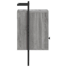 Berkfield Bedside Cabinet Wall-Mounted Grey Sonoma 40X30X61 Cm Engineered Wood - thumbnail 7