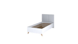 Arte Mood-11 Modern And Chic  Bed Frame Eu Single, 90X200Cm- Stylish Bedroom Furniture With Upholstered Headboard - thumbnail 1