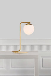 Nordlux Grant Glass Table Lamp Hand Blown Glass Brass,mains - thumbnail 3