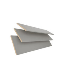 50mm Slat Light Grey Real Wood Venetian Blind With Tapes 120Cm Drop 50Cm Wide - thumbnail 3