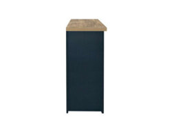 Birlea Highgate 2 Drawer Console Table Navy Blue & Oak - thumbnail 8