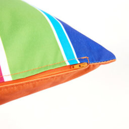 Icon Indoor And Outdoor Striped Waterproof Filled Cushion Technicolour - thumbnail 4