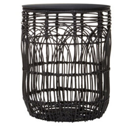 Orsina Versatile Design Round Rattan Table, Industrial Design Bedroom Table, Everyday Use Side Table For Lounge - thumbnail 2