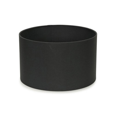 Valuelights Reni Charcoal Fabric Drum Ceiling Lamp Shade (D)25Cm - image 1