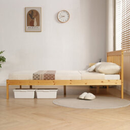 Comfy Living 4Ft6 Medina Wooden Bed Frame In Caramel - thumbnail 6