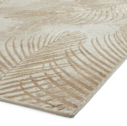 Beige/bronze Nature Print Luxurious Modern Easy To Clean Rug For Dining Room-120Cm X 170Cm - thumbnail 6