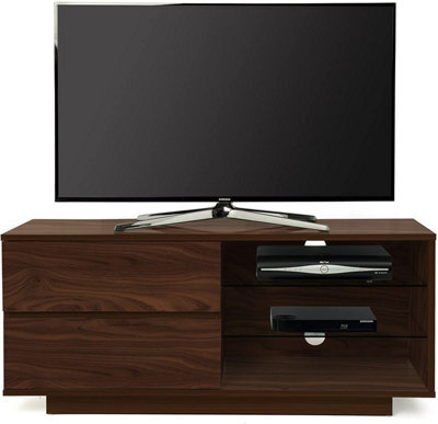 "Homeology Gallus Premium Walnut With 2-Walnut Drawers And 2 Shelves Up To 55"" Led/oled/lcd Tv Cabinet" - image 1