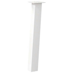 Berkfield Console Table Legs 4 Pcs White 72 Cm Steel - thumbnail 4