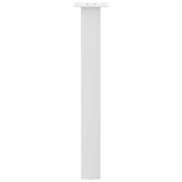 Berkfield Console Table Legs 4 Pcs White 72 Cm Steel - thumbnail 6