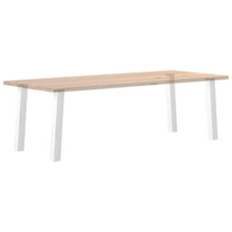 Berkfield Console Table Legs 4 Pcs White 72 Cm Steel - thumbnail 8