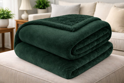 Pamposh Flannel Fleece Single Throw Blankets Microfiber Solid Blanket For Bed And Couch Ultrasoft Lightweight Plush Fleece Blanket - image 1