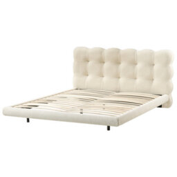 Beliani Bed Boucle Soulisse 160 X 200 Cm (Eu King Size) Off-White - thumbnail 6