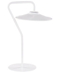 Beliani White Led Table Lamp 41 Cm - Warm White Light, Iron Powder-Coated Finish - thumbnail 2