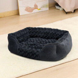 Living And Home Dark Grey Pet Sleeping Bed For Dog And Cat 63X53X20Cm - thumbnail 3