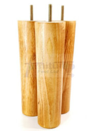 L&F Turned Wood Legs Natural Wash 230mm High Set Of 4 Replacement Furniture Bun Feet Settee Chairs Sofas Footstools M10 Pkc148 - thumbnail 5