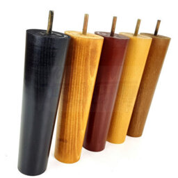 L&F Turned Wood Legs Natural Wash 230mm High Set Of 4 Replacement Furniture Bun Feet Settee Chairs Sofas Footstools M10 Pkc148 - thumbnail 8