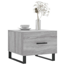 Berkfield Coffee Table Grey Sonoma 50X50X40 Cm Engineered Wood - thumbnail 3