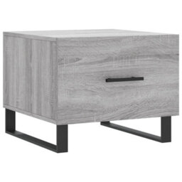 Berkfield Coffee Table Grey Sonoma 50X50X40 Cm Engineered Wood - thumbnail 2